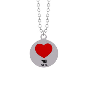 Collana monetina cuore "You"